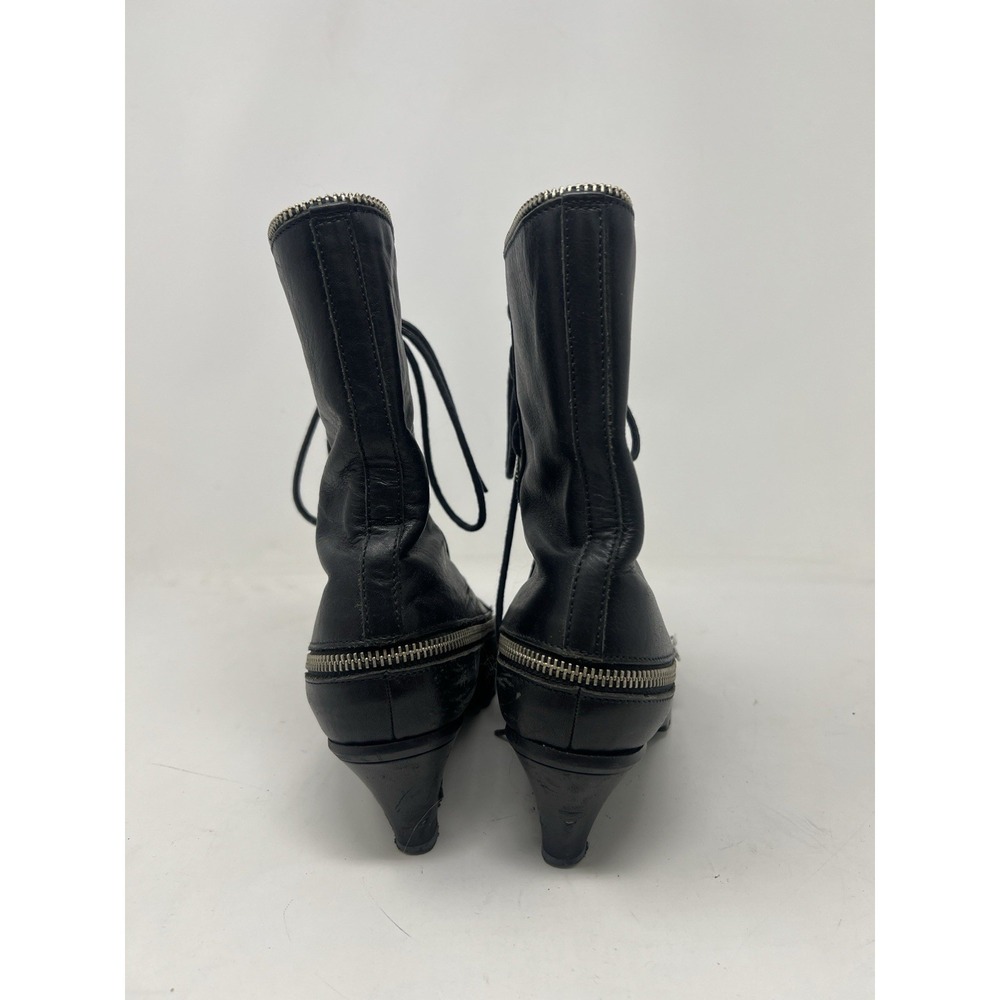 LIMI feu Yohji Yamamoto Black Convertible Boots Size M Measure 9.5‎ Inches - Picture 3 of 12